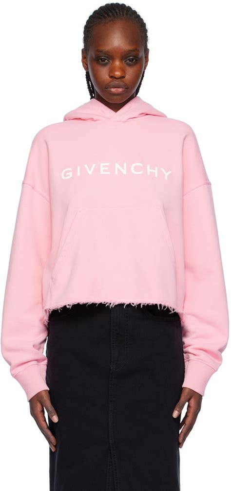 black and pink givenchy hoodie|Givenchy black and beige hoodie.